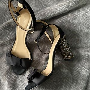 J crew glitter heels